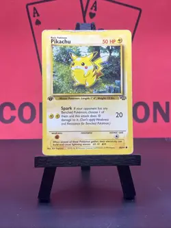 Pikachu 60/64 1st Edition Jungle Regular 1999 WOTC Pokemon TCG MP - Image 2