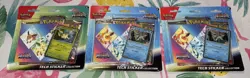 Pokemon TCG: Scarlet Violet Prismatic Evolutions Tech Sticker Collection 3X Lot - Image 1