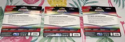 Pokemon TCG: Scarlet Violet Prismatic Evolutions Tech Sticker Collection 3X Lot - Image 2