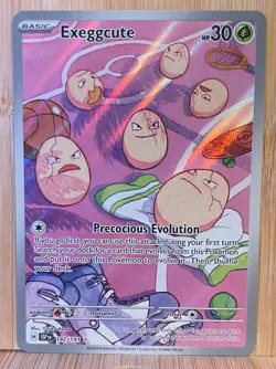 Exeggcute IR Surging Sparks 192/191 Pokemon TCG Illustration Rare NM - Image 1