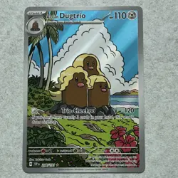 Alolan Dugtrio - 208/191 - Illustration Rare Full Art Holo - Sv08 - Pokemon TCG - Image 1