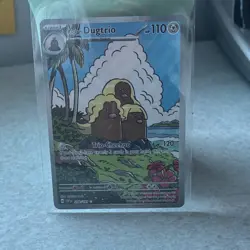 Alolan Dugtrio - 208/191 - Illustration Rare Full Art Holo - Sv08 - Pokemon TCG - Image 3