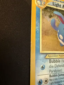 Pokemon Light Azumarill Holo Rare 80HP Neo Destiny 13/105 English 2000 - Image 3