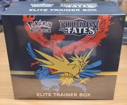 Pokemon TCG Hidden Fates Elite Trainer Box Sealed - Image 1