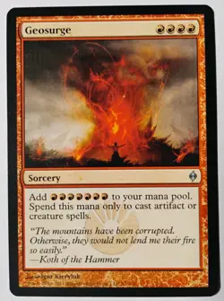 Geosurge MTG, New Phyrexia, Uncommon, Regular, LP - Image 1