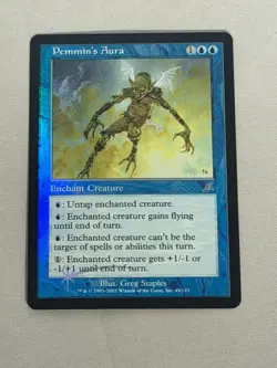 MTG FOIL Pemmin's Aura Scourge Magic the Gathering - Image 1