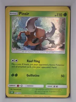 Pokemon TCG Pinsir 007/034 Trading Card Game Classic (CL) Holo Near Mint - Image 1