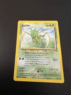 Scyther 46/75 Neo Discovery Unlimited 2001 Pokemon Card Uncommon NM - Image 1