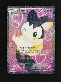 Pokemon TCG Emolga RC23/RC25 Holo Ultra Rare Radiant Collection 70 HP - Image 1