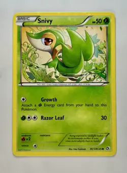 Snivy 2013 Pokemon Legendary Treasures Radiant Collection #RC1/RC25 * LP - Image 1