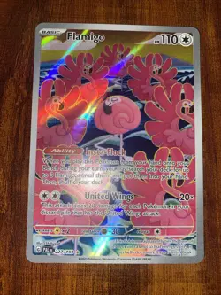 Pokemon Flamigo Paldea Evolved 227/193 Holo Art Rare NM/M PACK FRESH - Image 1