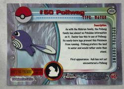 Topps Chrome 2000 Pokemon - Spectra Chrome #60 Poliwag - Image 2