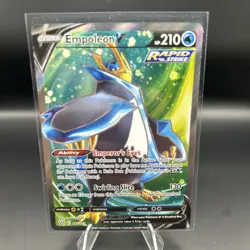 Empoleon V (Full Art) Holo Ultra Rare Pokemon SWSH05: Battle Styles 145/163 NM - Image 1