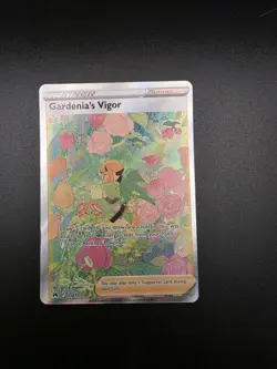 Pokemon TCG Gardenia's Vigor GG61/GG70 Crown Zenith Ultra Rare Holo - Image 1