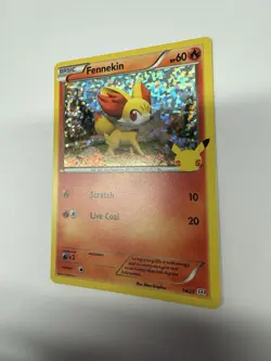 Pokemon Card - Fennekin 014/025 McDonald's 25th Anniversary Holo NM - Image 3