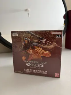 One Piece Card Game OP-02 Paramount War Booster Box English - Factory Sealed - Image 1