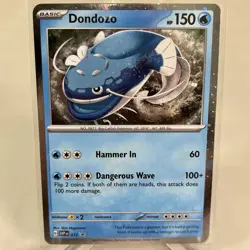 Pokemon Dondozo 012 Black Star Promo Holo Foil Card Rare Scarlet & Violet - Image 1