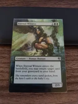 MTG Magic 1x ALTERED Eternal Witness (Duel Deck) x1 - Image 1