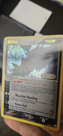 2006 Pokemon Shiftry EX Legend Maker Reverse Holo Rare #12 - Image 3