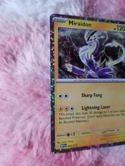Miraidon 003/015 Holo McDonald's Promos 2024 Pokemon Holo NM - Image 2