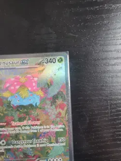 Pokemon TCG Venusaur EX 198/165 Scarlet and Violet 151 Special Illustration Rare - Image 5