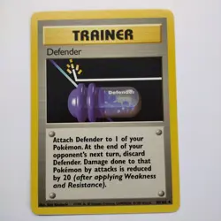 1999 Pokemon Trainer Defender 80/102 Base Set LP - Image 1