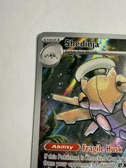 Shedinja 144/132 Illustration Rare ME01 Mega Evolution IR Pokemon card English - Image 2