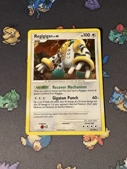 Pokemon Cards Regigigas 37/146 Cosmos Holo Promo - (LP) - Image 1