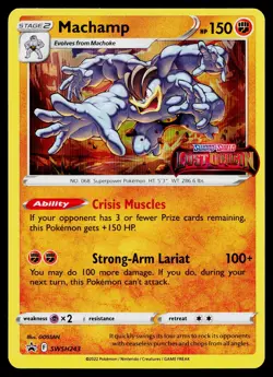 Machamp SWSH243 SWSH: Sword & Shield Promo Cards #2 - Image 1