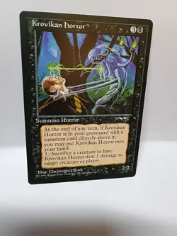 MTG English Magic Card Near Mint KROVIKAN HORROR from ALLIANCES, From pack to sl - Image 1