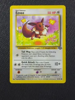 Eevee 51/64 Jungle Set WOTC Pokemon LP-EXC BUY 2 CARDS GET 1 FREE!! - Image 1