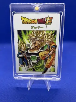 Akira Toriyama Lucky Card Dragon Ball Manga Dragon Ball Super Broly Goku Vegeta - Image 1