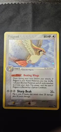 Pokemon TCG - Pidgeot 2/17 Holo Rare POP Series 2 Vintage Rare Card - Image 1