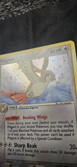 Pokemon TCG - Pidgeot 2/17 Holo Rare POP Series 2 Vintage Rare Card - Image 5
