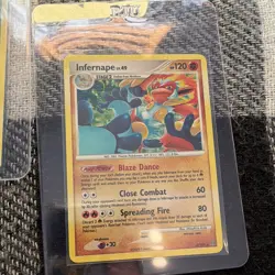 Nintendo Pokemon TCG Diamond & Pearl LV.X Torterra Empoleon Infernape 3-Cards - Image 4
