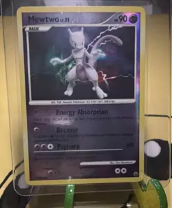 Pokemon TCG Promo Mewtwo Holo Promo Card English 90 HP Lv.51 Psychic Basic - Image 1