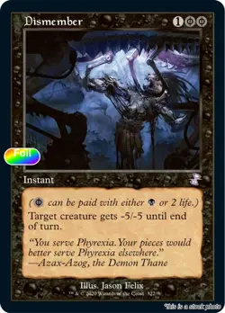 Dismember [TSR - 322] - NM [Foil] TCG MTG - Image 1