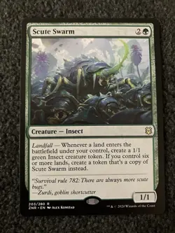 Magic The Gathering MTG - Scute Swarm - Zendikar Rising - Image 1