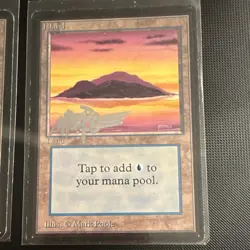 MTG Beta Island Basic Land x6 English Signed Mark Poole - Image 4