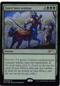 Fated Intervention *Clash Pack Promo FOIL* Magic MtG x1 SP - Image 1