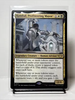 Kambal, Profiteering Mayor (Non-foil) Outlaws of Thunder Junction 0211 Rare MTG - Image 1