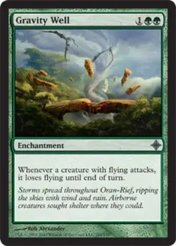 1 x Gravity Well - Foil - Rise of the Eldrazi - Moderate Play - MTG - Image 1