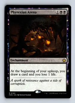 Phyrexian Arena 180 R Foundations Magic: The Gathering NM/M - Image 1