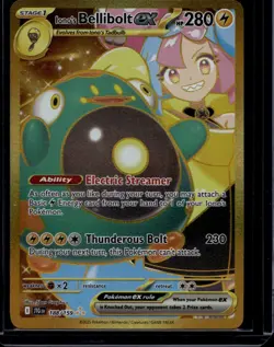 Pokemon TCG Iono's Bellibolt ex 188/159 Journey Together Hyper Rare NM (B) - Image 1