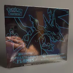 Pokemon Center Mega Evolution Phantasmal Flames ETB Elite Trainer Box - Image 1
