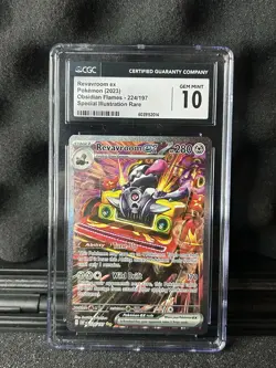 Revavroom EX 224/197 Obsidian Flames CGC 10 illustration gem mint pokemon - Image 1