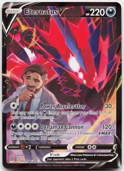 Eternatus V TG21/TG30 Holo V Rare Lost Origin Trainer Gallery Pokemon Near Mint - Image 1
