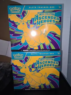 (2) Pokemon Ascended Heroes ETBs SEALED - Image 1