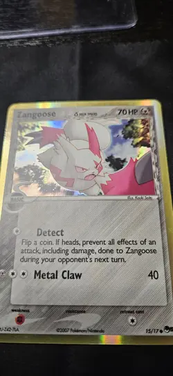 Zangoose - Holo - 15/17 Pop Series 5 - Pokemon TCG - 2007 - Image 5