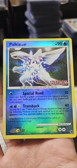 Palkia 26/106 Platinum Reverse Stamp Great Encounters BK Pokemon 2008 - Image 1